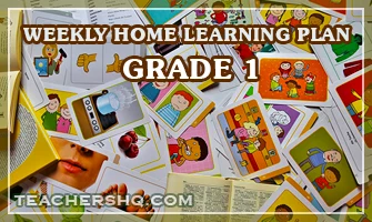 Grade 1 Weekly Home Learning Plan