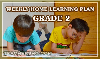Grade 2 Weekly Home Learning Plan